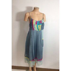 For Love and Liberty Silk Dress Womens Small
